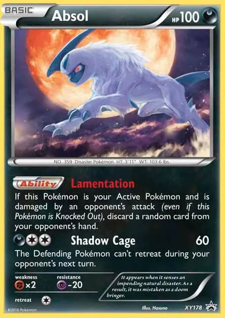 Absol #XY178 — XY Promos