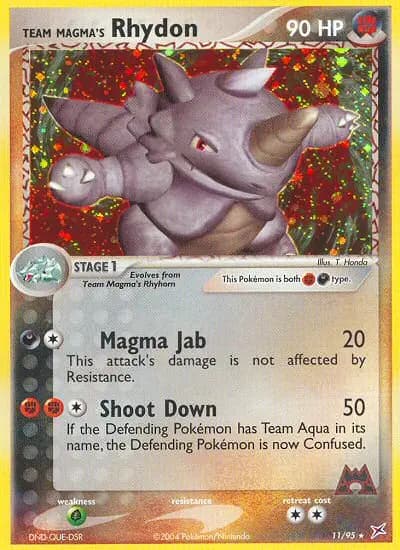 Team Magma's Rhydon #11 — Team Magma vs Team Aqua