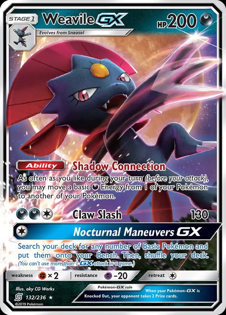 Weavile GX #132 — Unified Minds