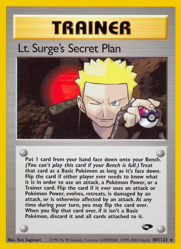 Lt. Surge's Secret Plan #107 — Gym Challenge