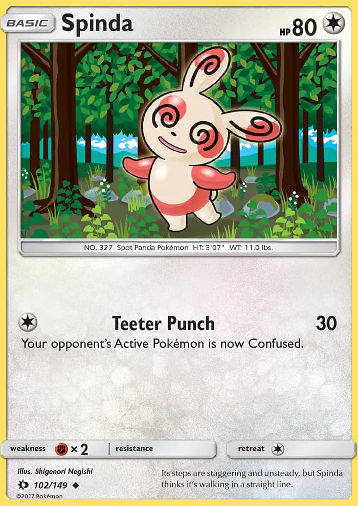 Spinda #102 — Sun & Moon