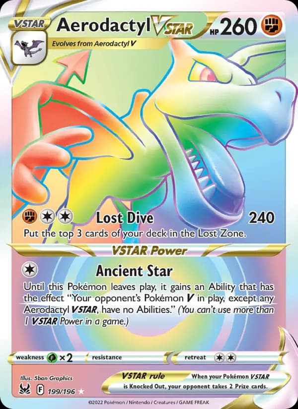 Aerodactyl VSTAR #199 — Lost Origin