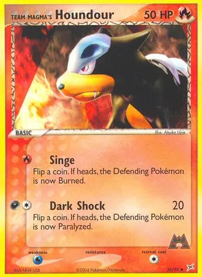 Team Magma's Houndour #35 — Team Magma vs Team Aqua