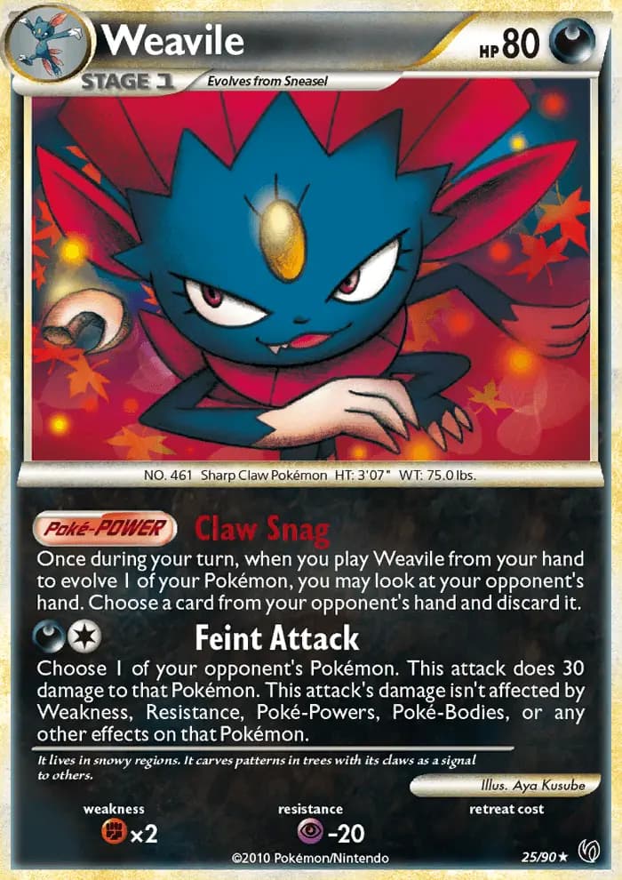 Weavile #25 — Undaunted