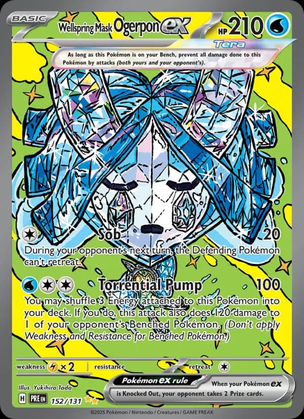 Wellspring Mask Ogerpon ex #152 — Prismatic Evolutions
