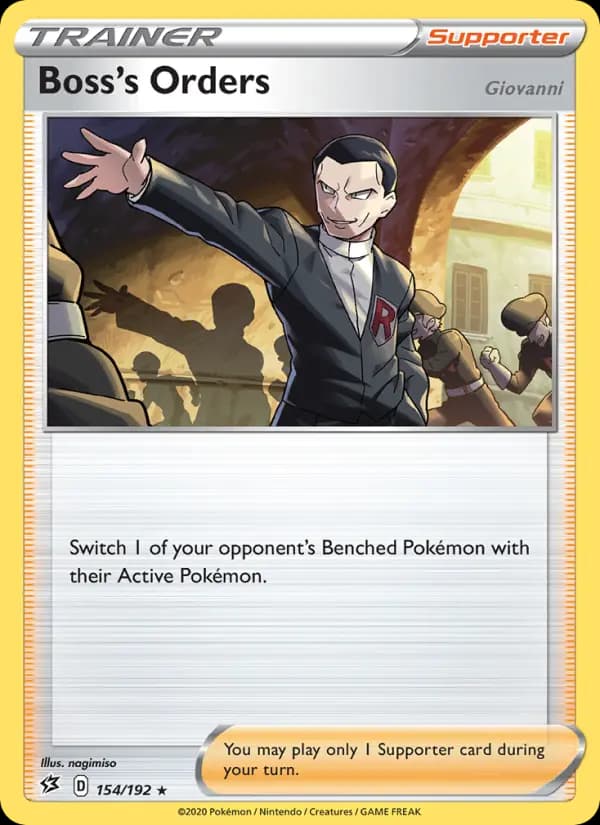 Boss's Orders (Giovanni) #154 — Rebel Clash