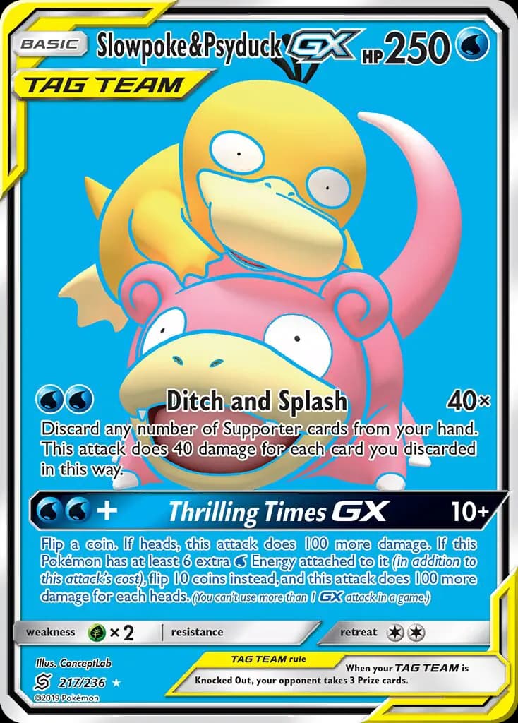 Slowpoke & Psyduck GX #217 — Unified Minds