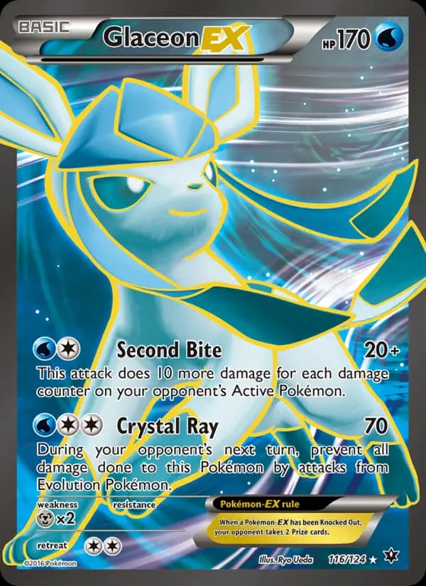 Glaceon EX #116 — Fates Collide