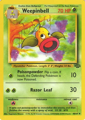 Carte Pokémon ウツドン #48 — ポケモンジャングル