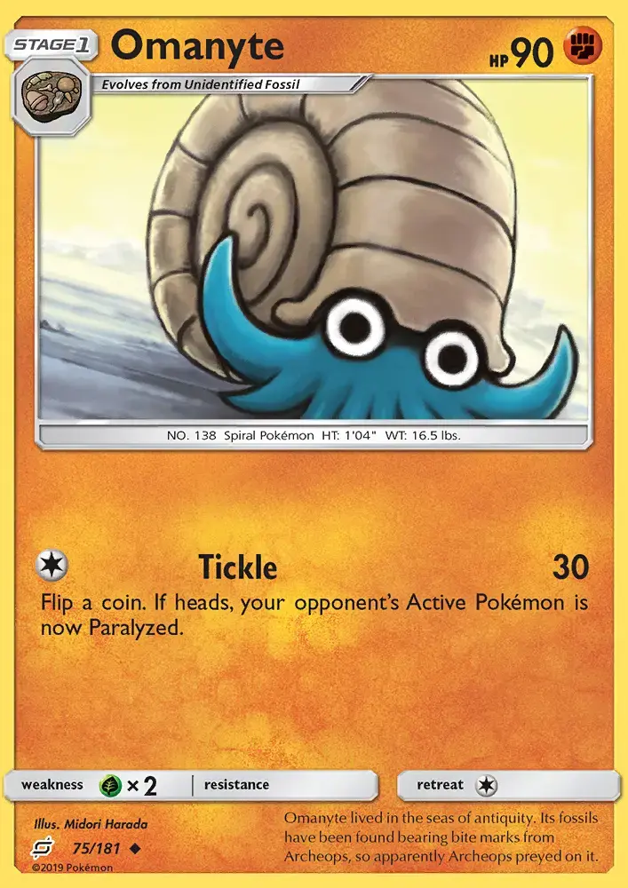 Omanyte #75 — Team Up