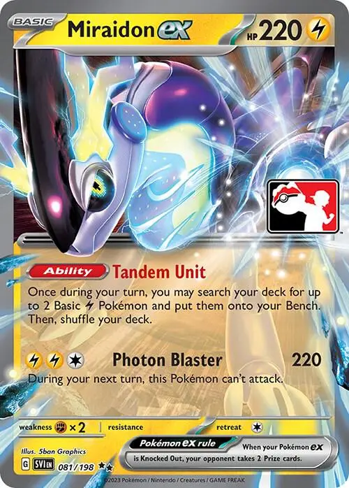 Miraidon ex #081 — Play! Pokémon Prize Pack Series
