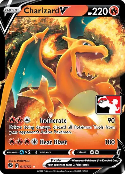 Charizard V #017 — Play! Pokémon Prize Pack Series