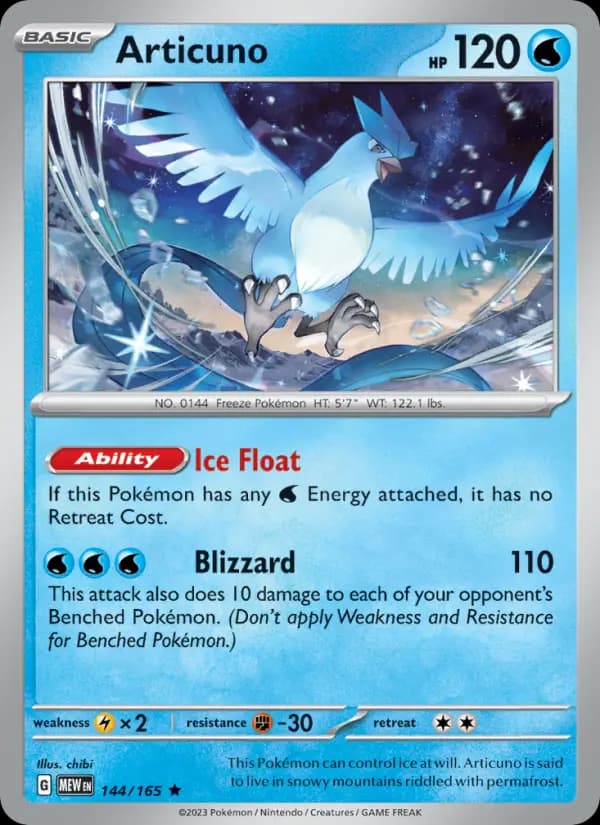 Articuno #144 — 151