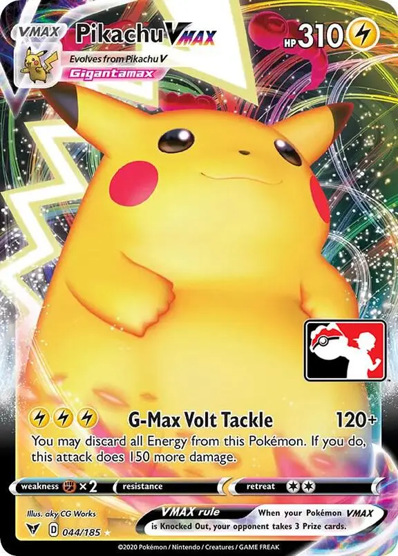 Pikachu VMAX #044 — Play! Pokémon Prize Pack Series