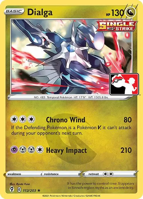 Dialga #112 — Play! Pokémon Prize Pack Series