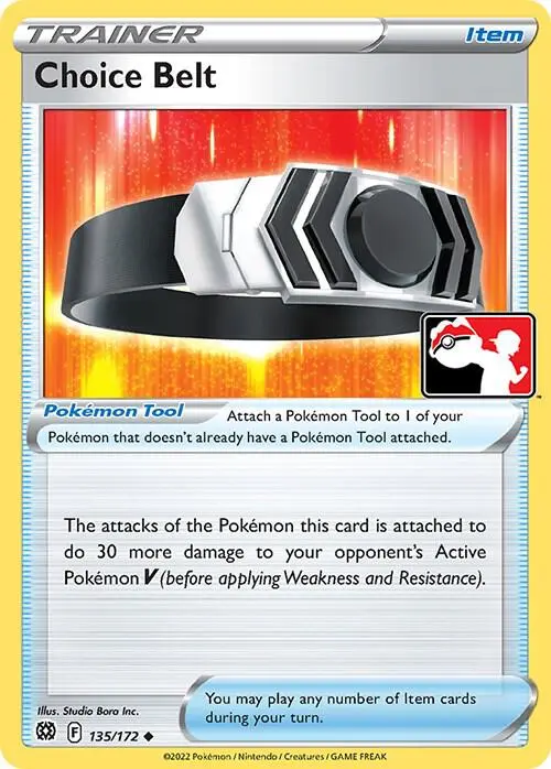 Choice Belt #135 — Play! Pokémon Prize Pack Series