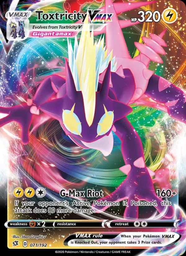 Toxtricity VMAX #71 — Rebel Clash