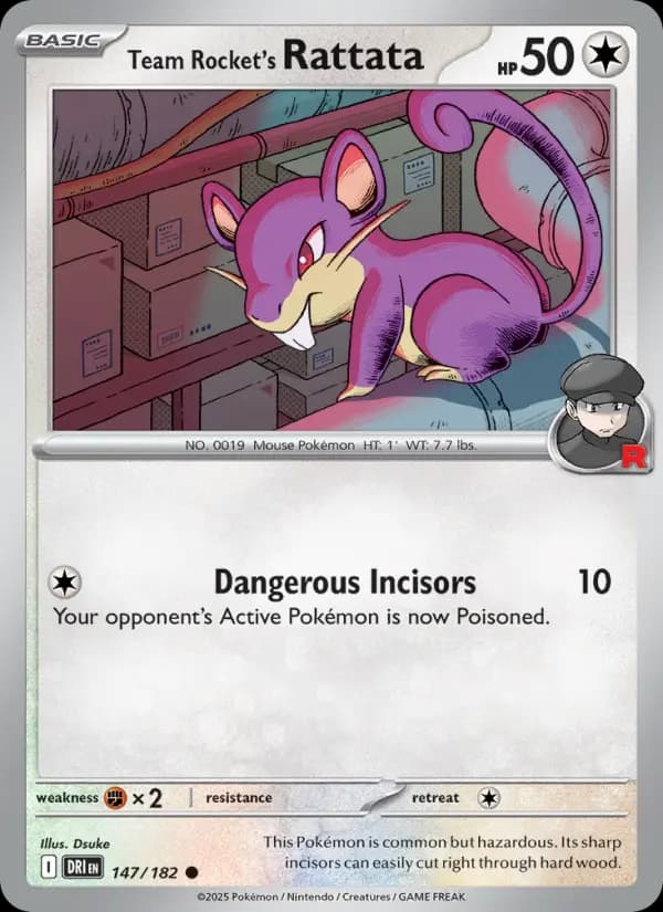 Team Rocket's Rattata #147 — Destined Rivals