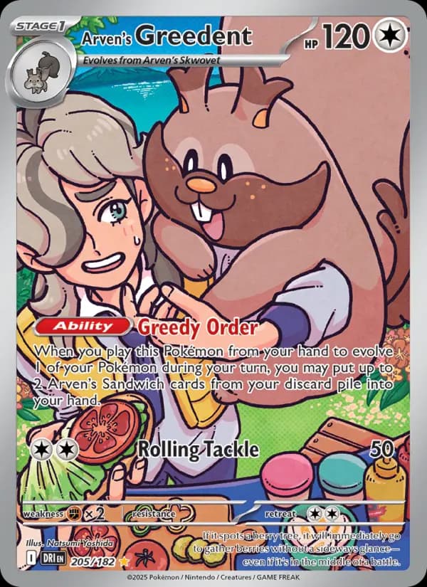 Arven's Greedent #205 — Destined Rivals