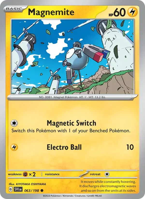 Magnemite #063 — Scarlet & Violet