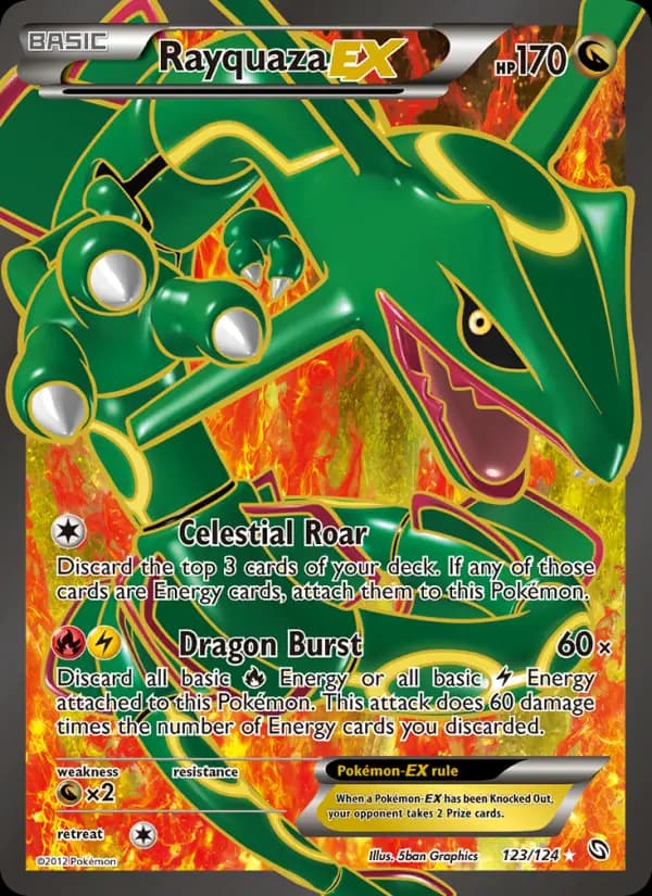 Rayquaza-EX #123 — Dragons Exalted