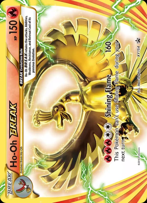 Ho-Oh BREAK #XY154 — XY Promos
