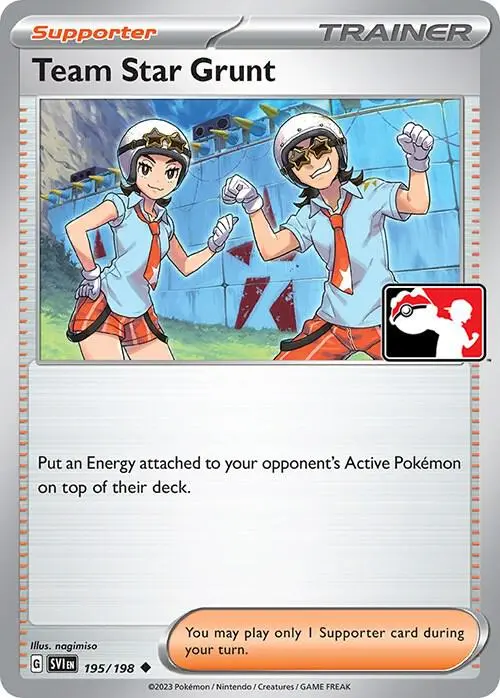 Team Star Grunt #195 — Play! Pokémon Prize Pack Series