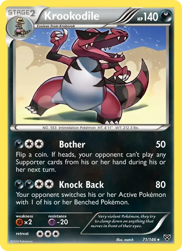 Krookodile #71 — XY