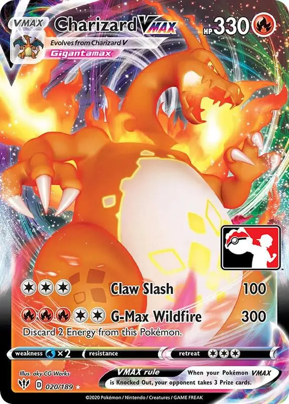 Charizard VMAX #020 — Play! Pokémon Prize Pack Series