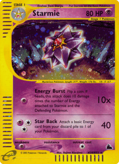 Starmie #H28 — Skyridge