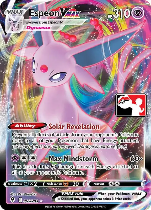 Espeon VMAX #065 — Play! Pokémon Prize Pack Series