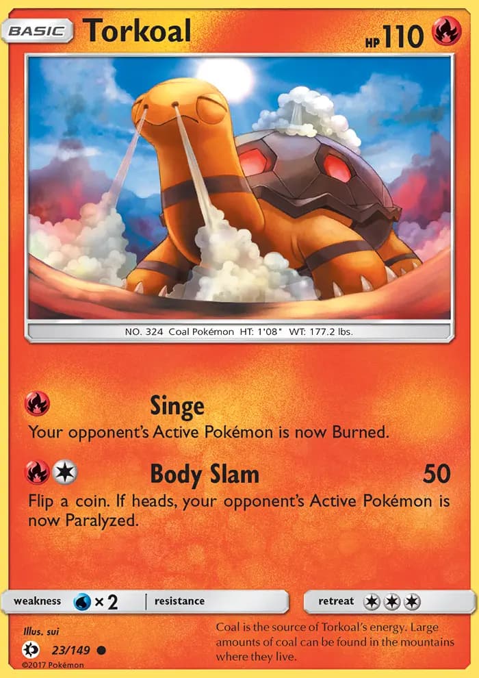 Torkoal #23 — Sun & Moon