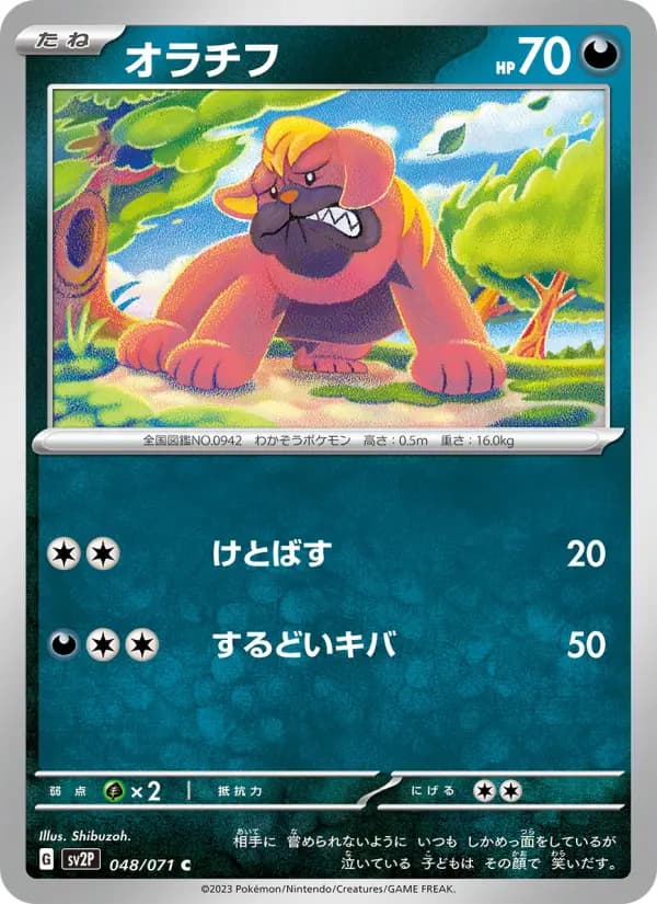 Carte Pokémon オラチフ #048 — Snow Hazard