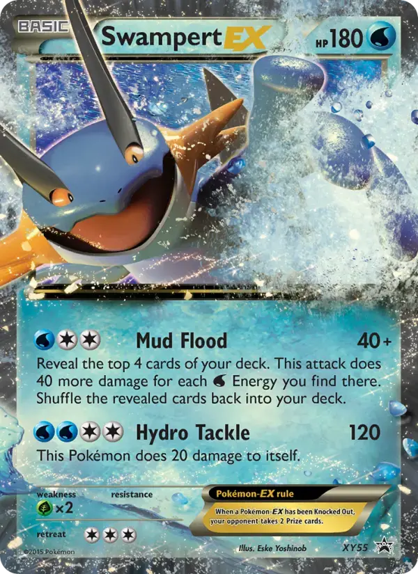 Swampert EX #XY55 — XY Promos