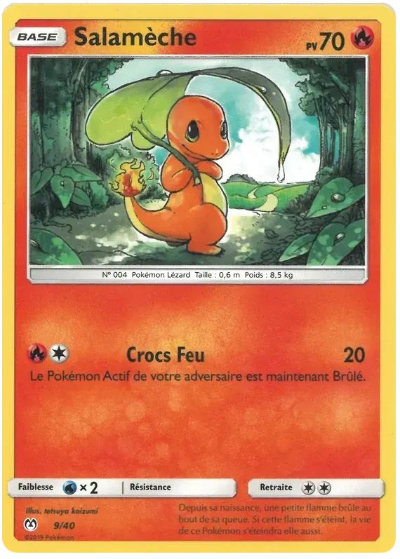 Charmander #9 — 2019 McDonald's Collection (France)
