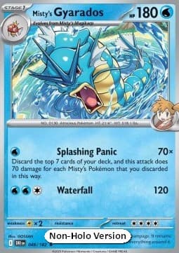 Misty's Gyarados #049 Non Holo — Destined Rivals