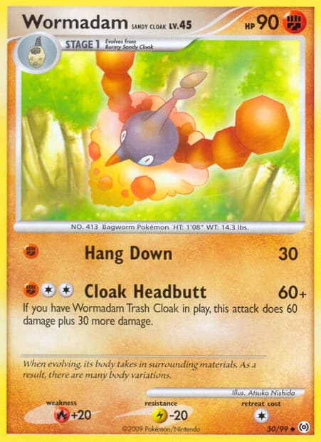 Wormadam Sandy Cloak #50 — Arceus
