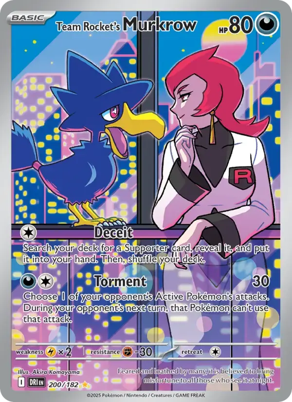 Team Rocket's Murkrow #200 — Destined Rivals
