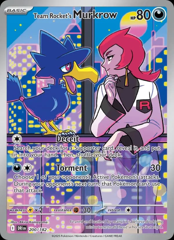 Team Rocket's Murkrow #200 — Destined Rivals