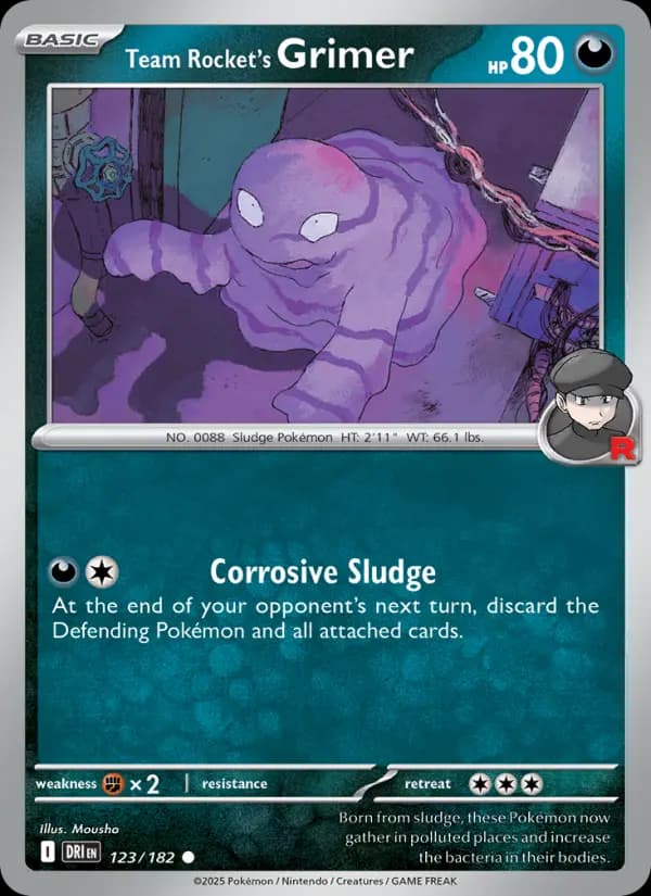 Team Rocket's Grimer #123 — Destined Rivals