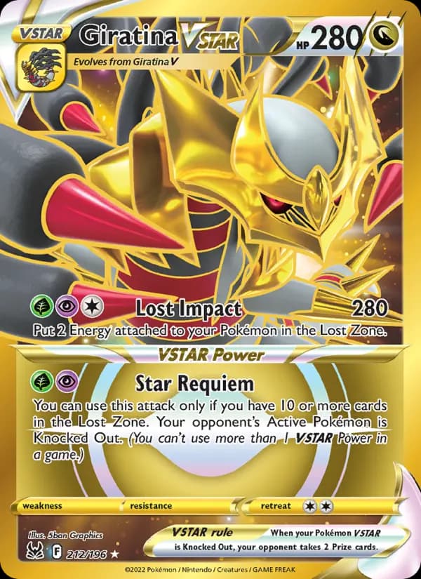 Giratina VSTAR #212 — Lost Origin