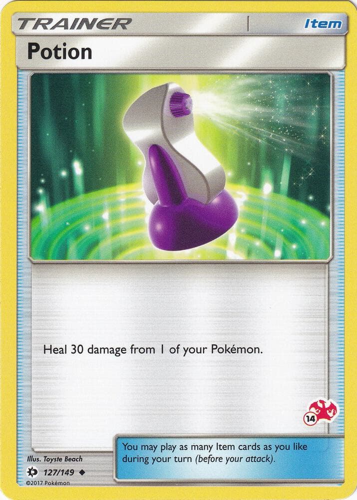 Potion #127 Stamp V2 — Sun & Moon