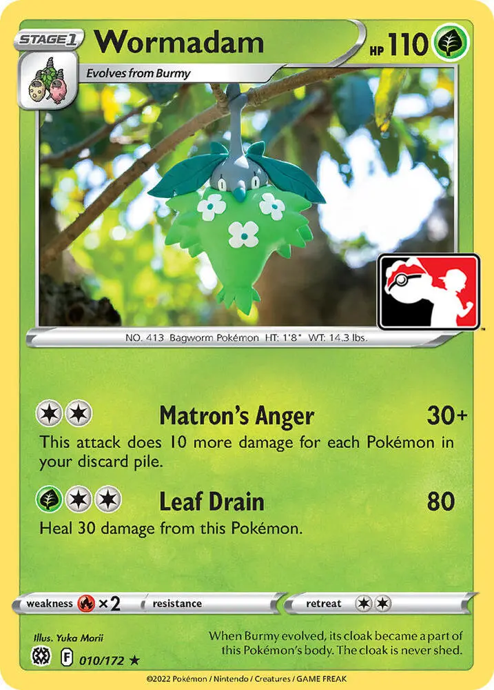 Wormadam #010 — Play! Pokémon Prize Pack Series