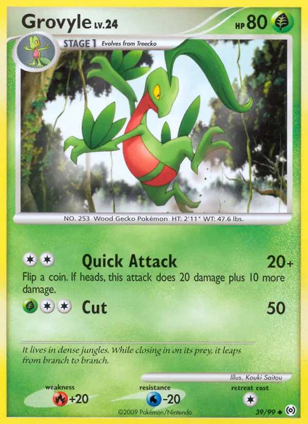 Grovyle #39 — Arceus