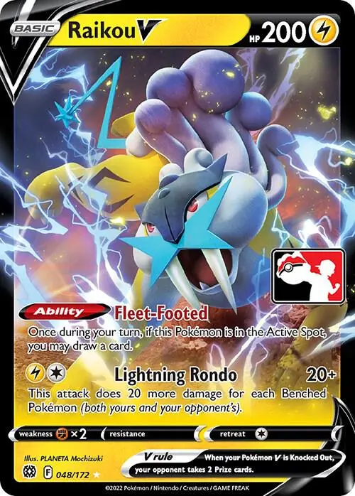 Raikou V #048 — Play! Pokémon Prize Pack Series
