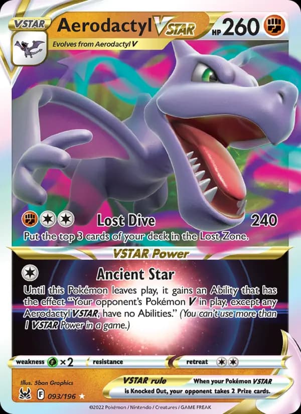 Aerodactyl VSTAR #093 — Lost Origin
