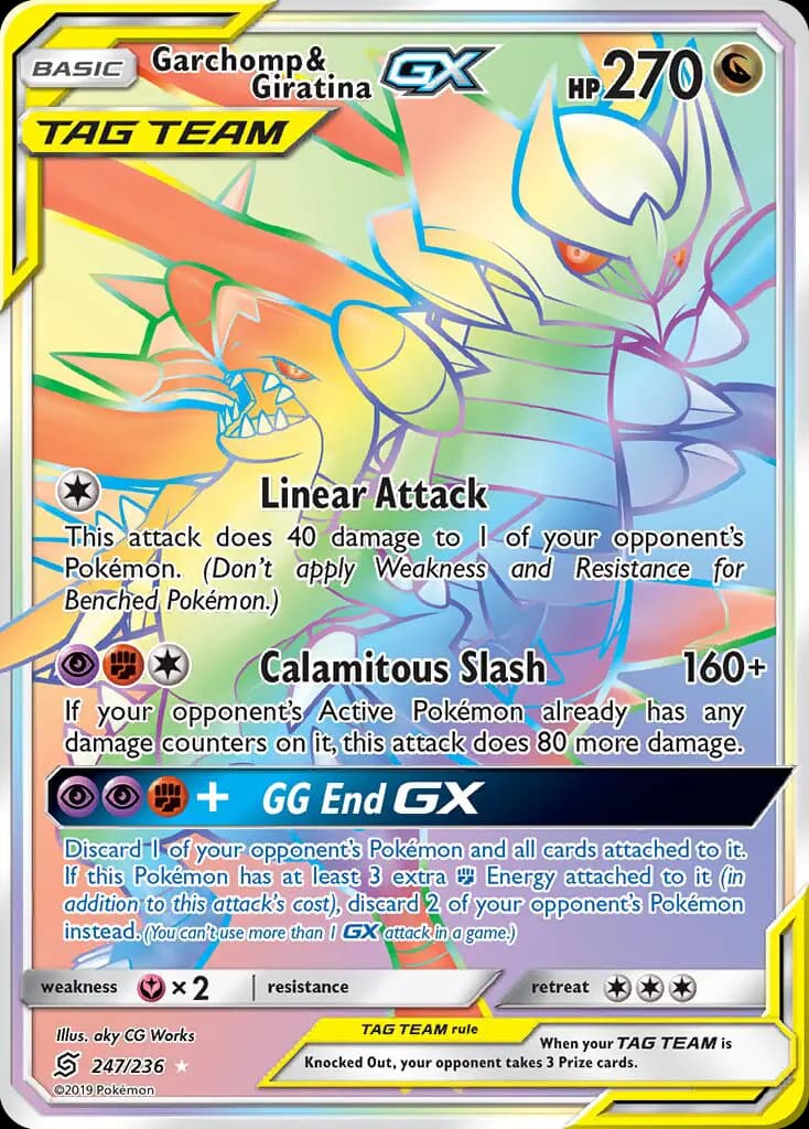 Garchomp & Giratina GX #247 — Unified Minds