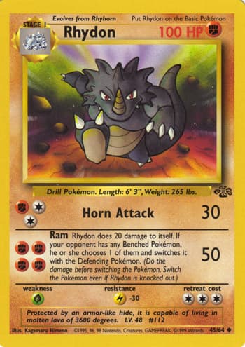 Carte Pokémon サイドン #45 — ポケモンジャングル