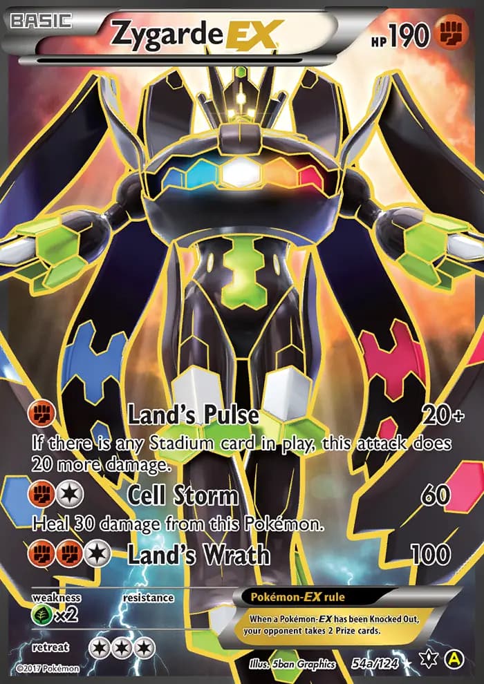 Zygarde EX #54a — Fates Collide