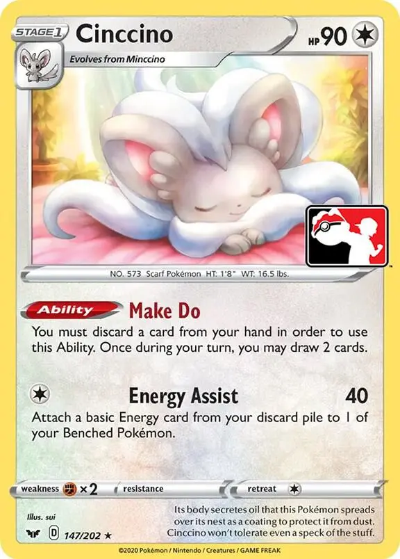 Cinccino #147 — Play! Pokémon Prize Pack Series